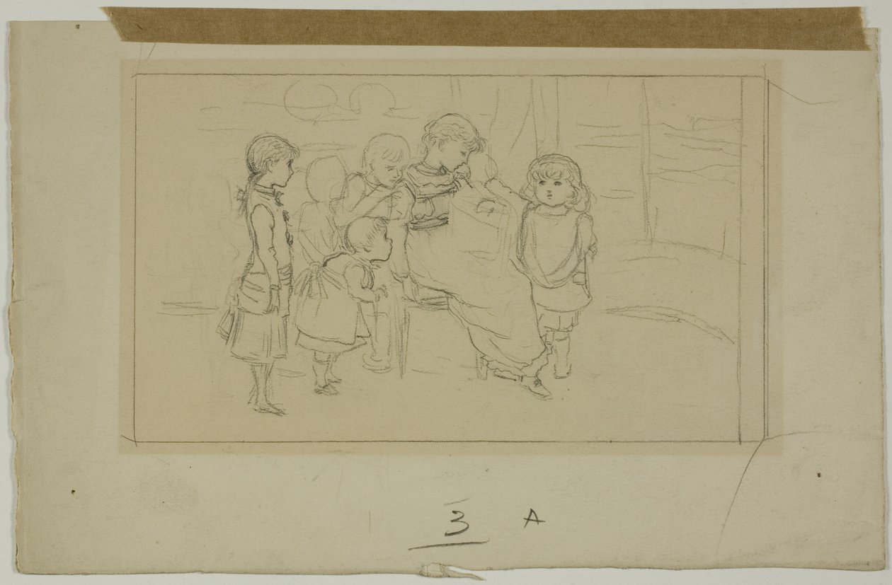 Gruppo di bambini da Kate Greenaway