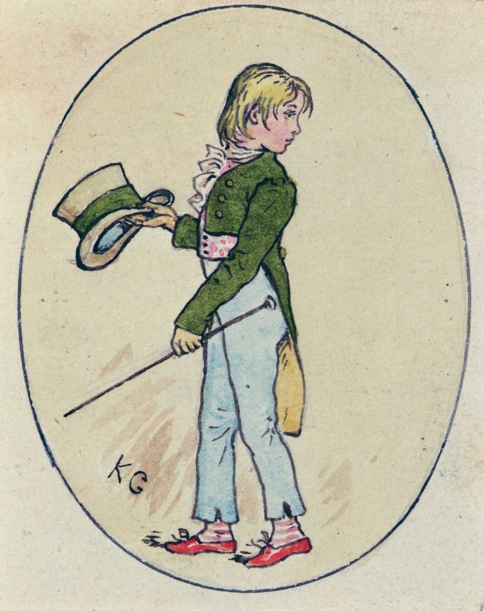 Illustrazione per il giorno di San Valentino, 1914 da Kate Greenaway