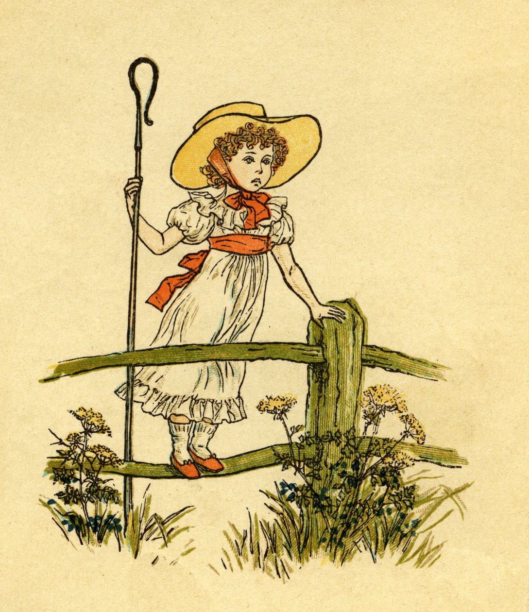 Little Bo-peep ha perso da Kate Greenaway