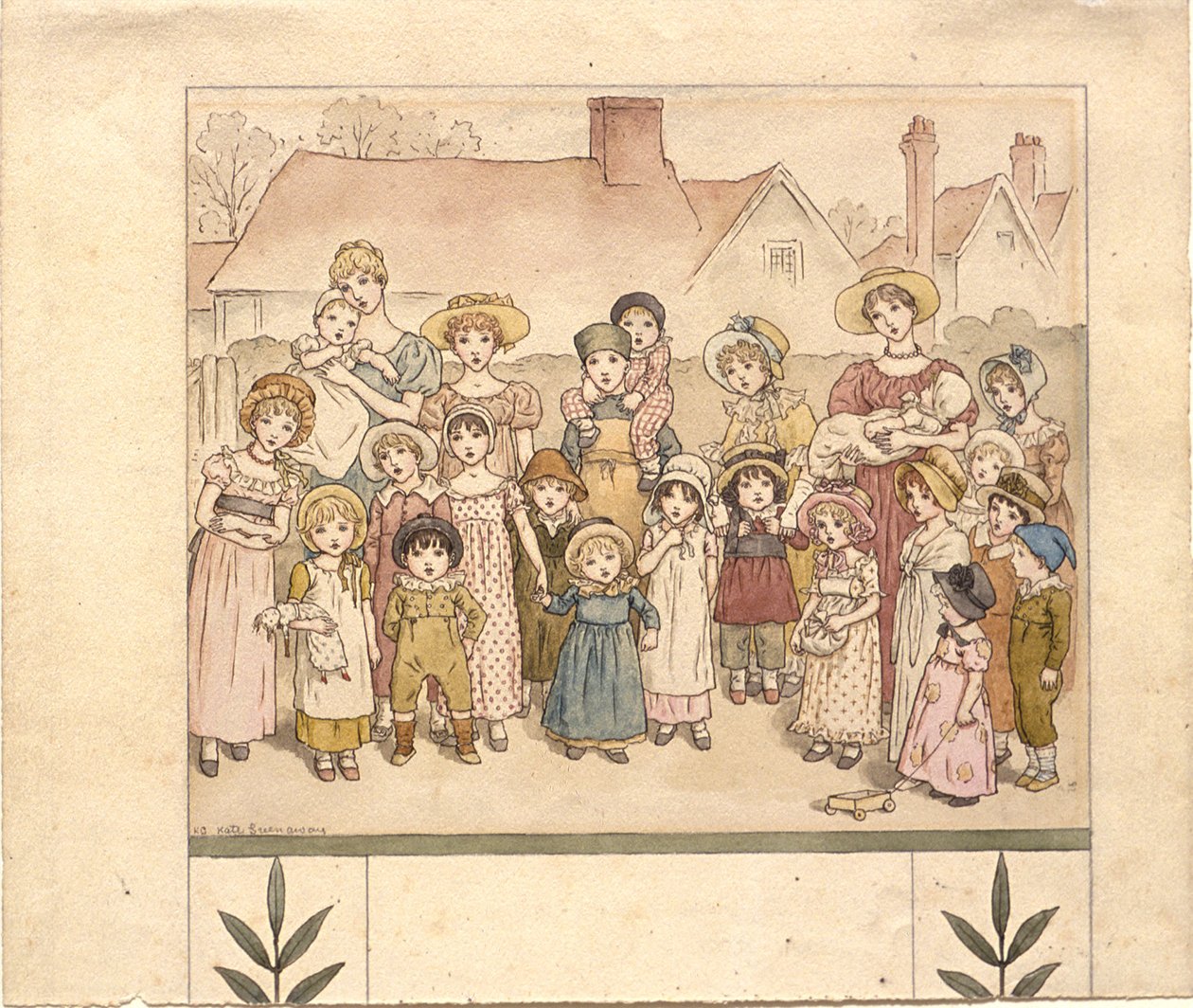 Spettacolo di strada da Kate Greenaway