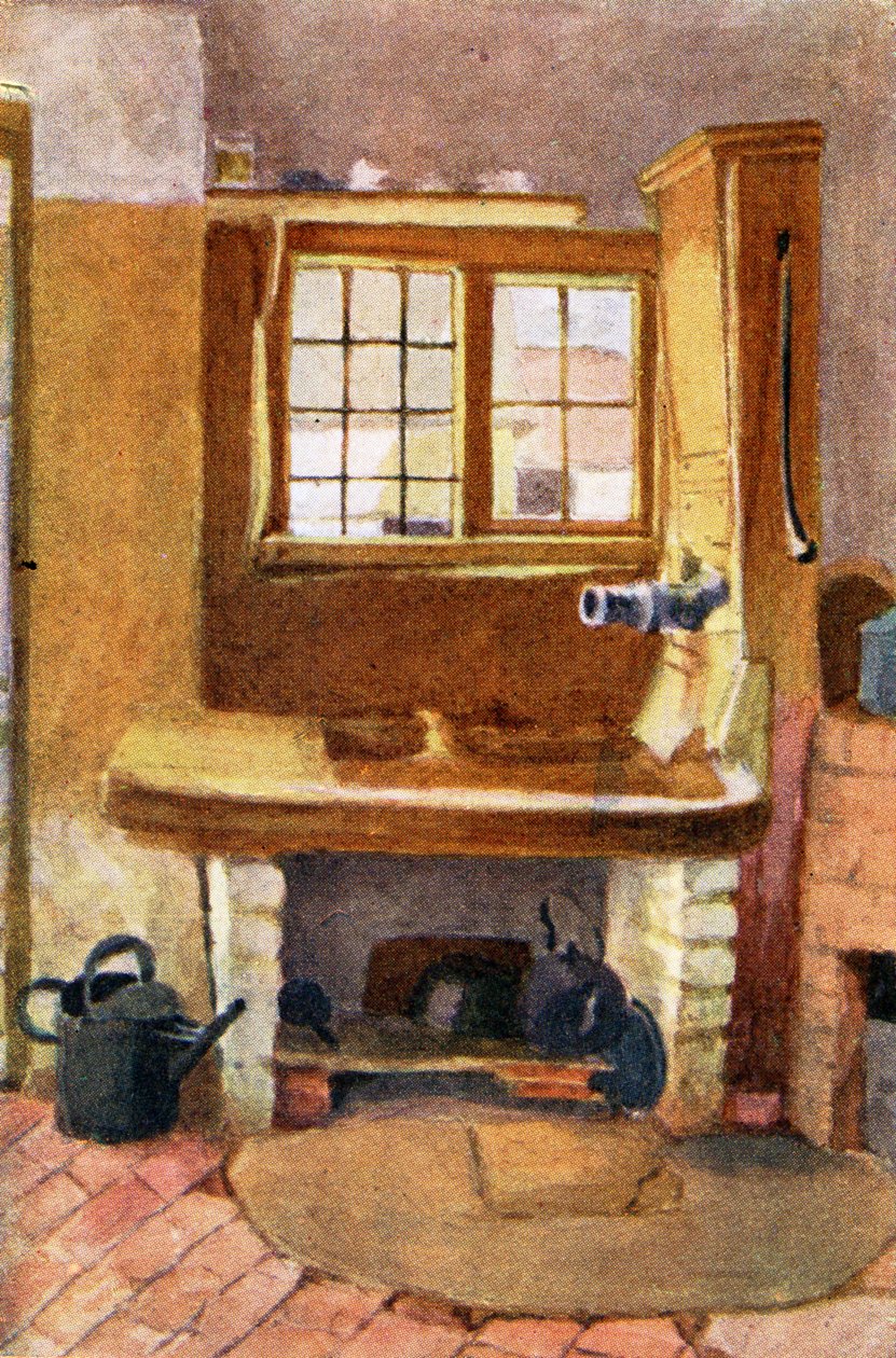 La pompa della cucina, Rolleston di Kate Greenaway da Kate Greenaway