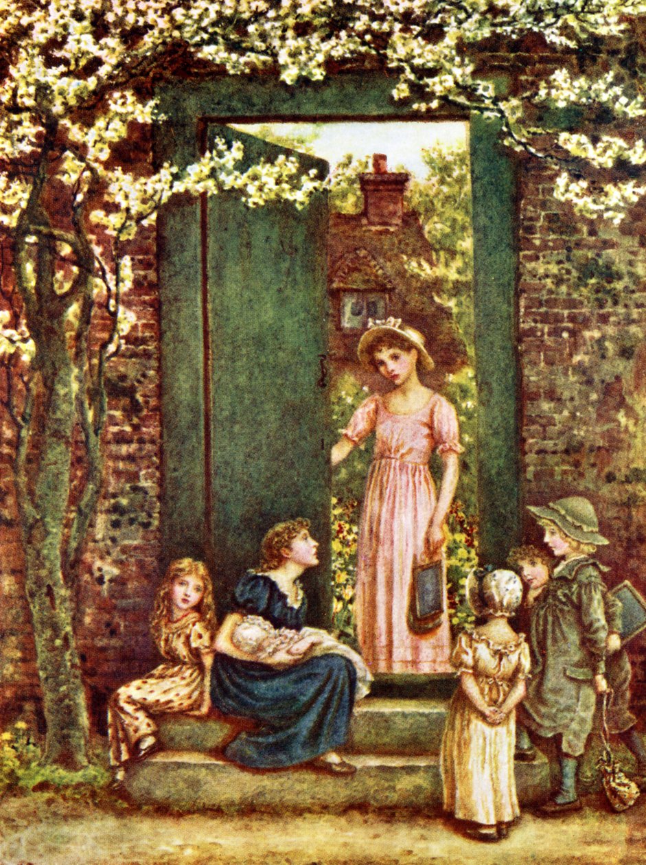 La porta aperta di Kate Greenaway da Kate Greenaway