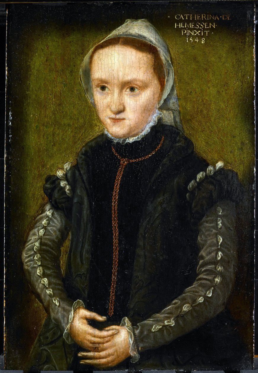 Ritratto di una donna, probabilmente un autoritratto da Katharina van Hemessen