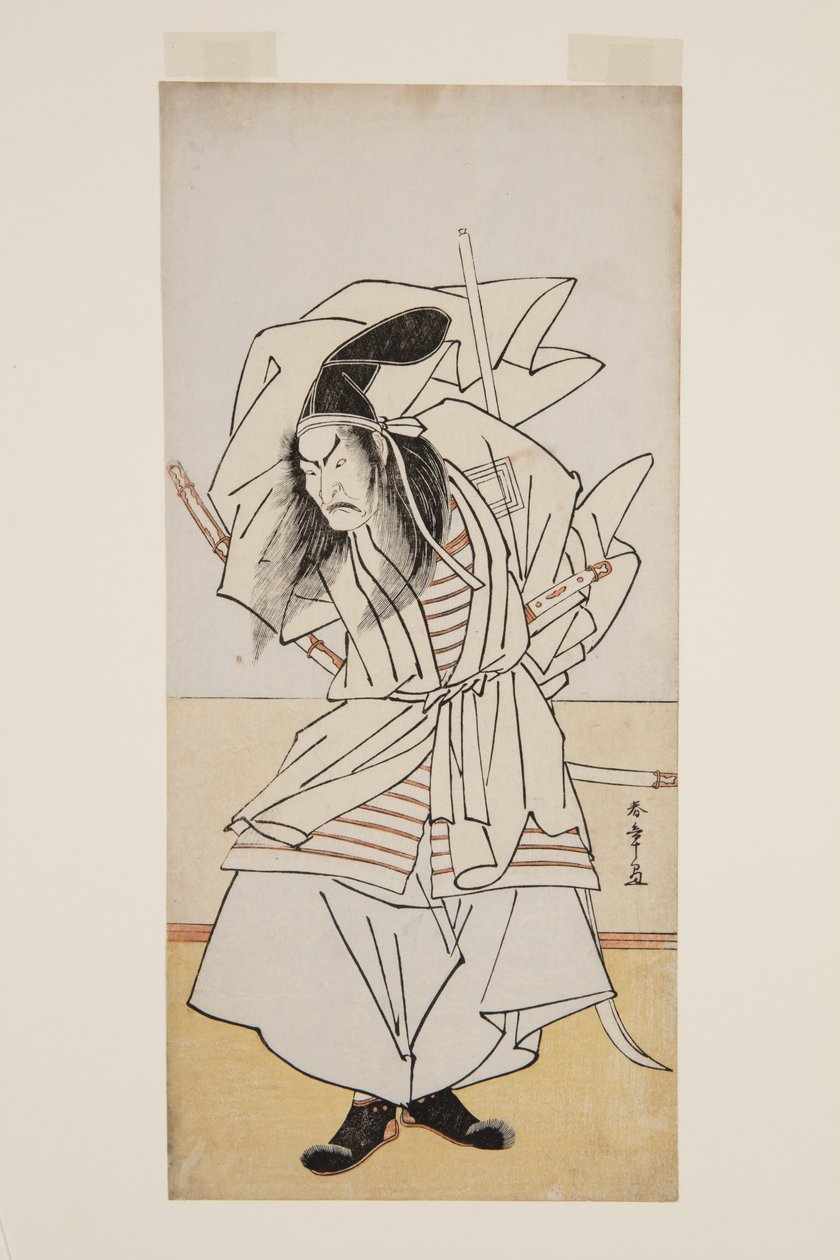 Attore Ichikawa Danjūrō V come Tomomori da Katsukawa Shunsho