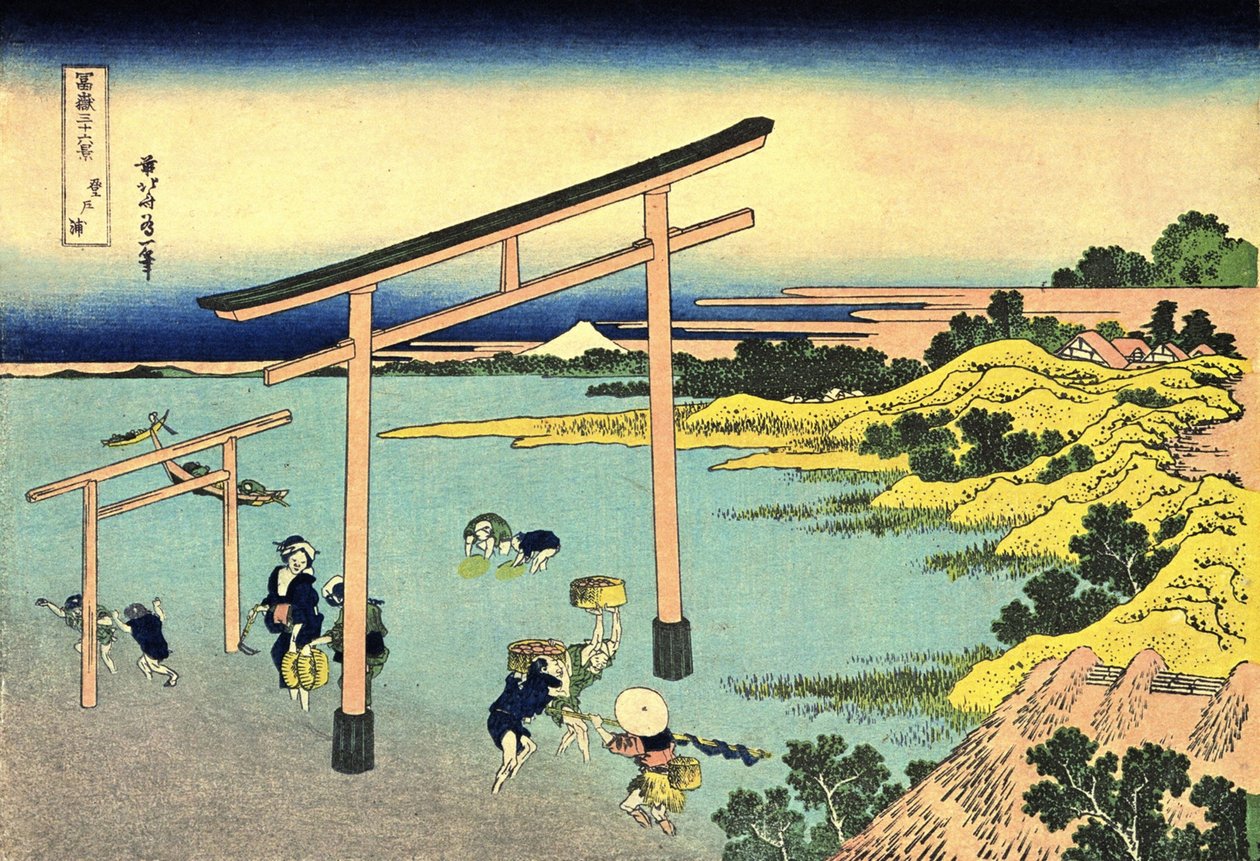 36 vedute del Monte Fuji, Giappone: la baia di Noboto, Giappone da Katsushika Hokusai