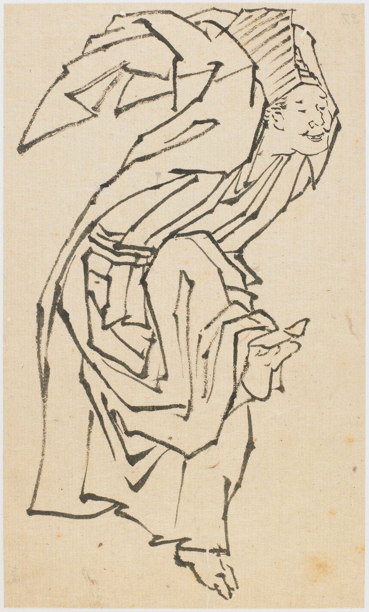 Un Ballerino Sambaso da Katsushika Hokusai
