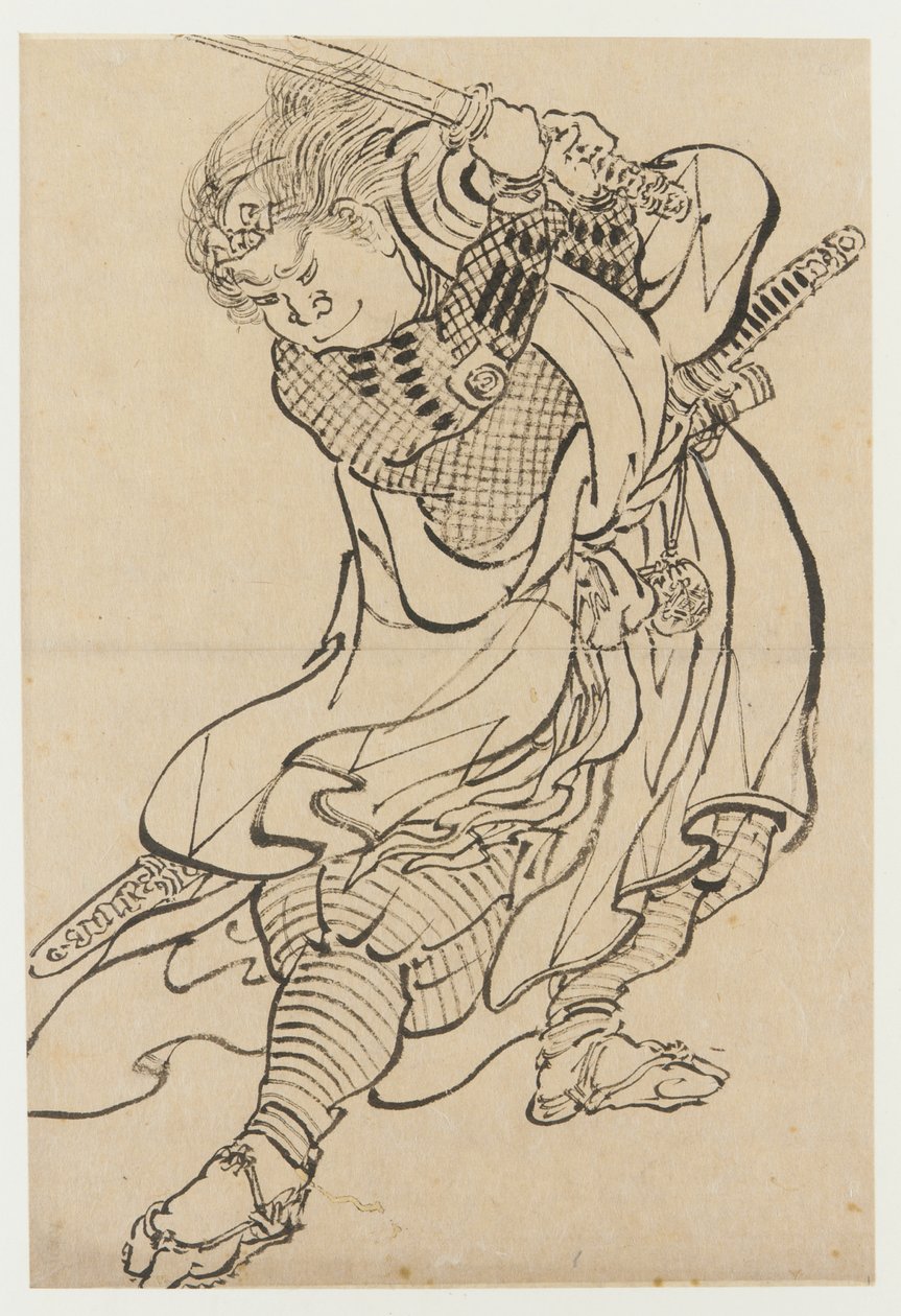 Un Guerriero da Katsushika Hokusai