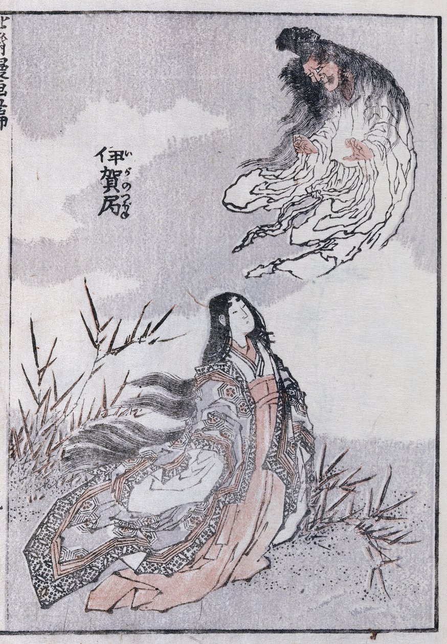 Una strega e una donna, da un Manga (stampa a blocchi di legno a colori) da Katsushika Hokusai