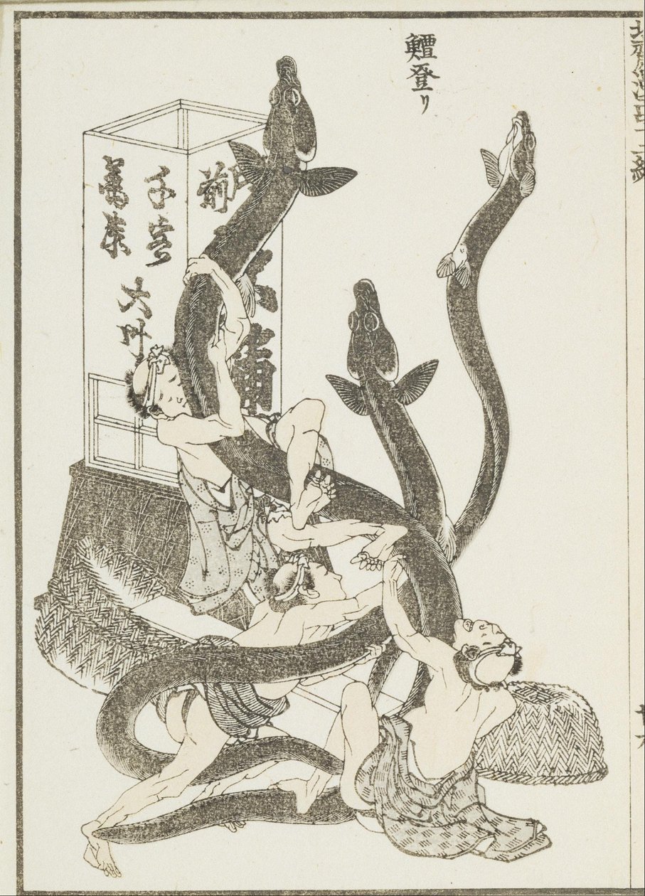 Grandi anguille da Katsushika Hokusai