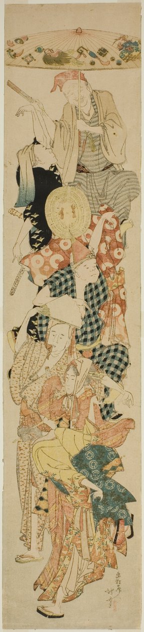 Danza del Festival Bon da Katsushika Hokusai