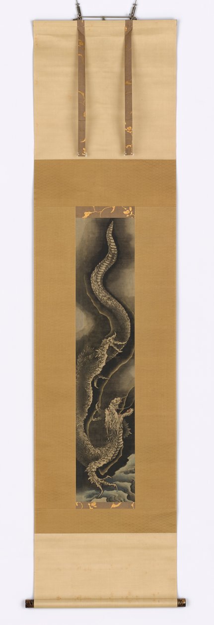 Drago discendente, fine XVIII-inizio XIX secolo da Katsushika Hokusai