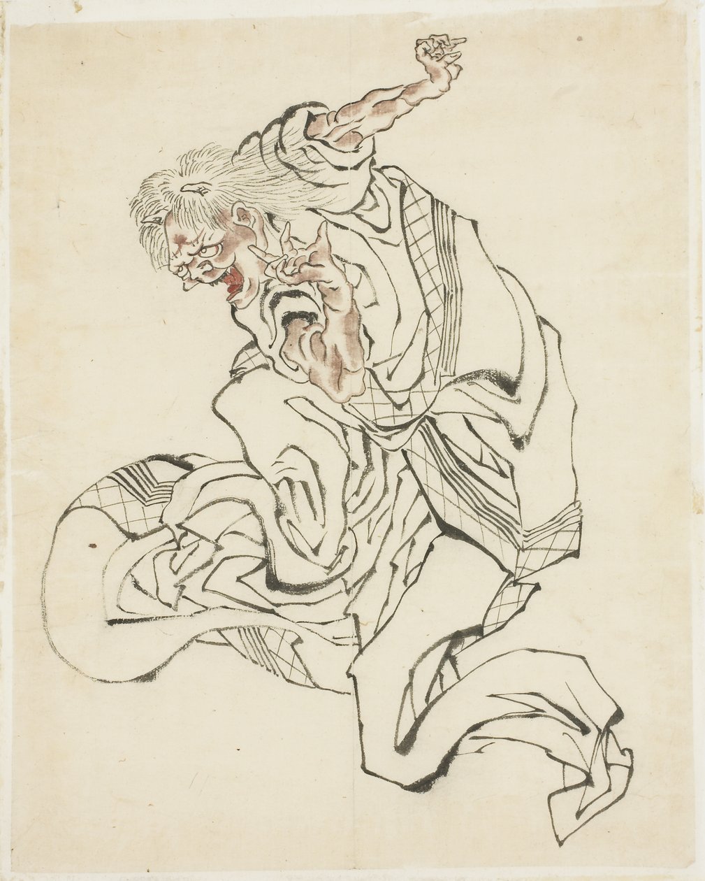 Oni femmina (illustrazione per una fiaba), ca. 1815-49 da Katsushika Hokusai