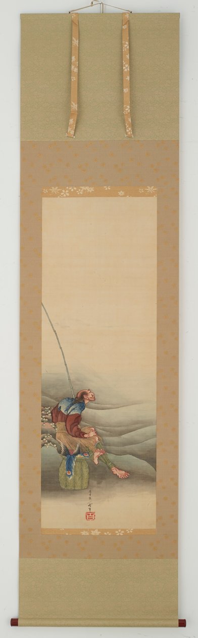 Pescatore, periodo Edo, 1849 da Katsushika Hokusai