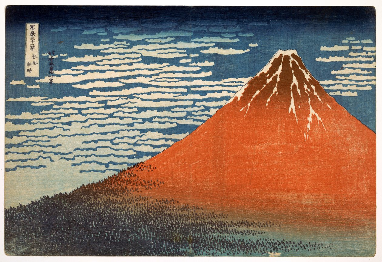 Fuji; Montagne in tempo sereno; 1831; dalla serie 