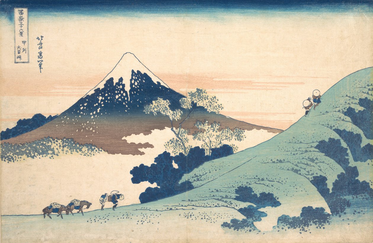 Fuji dal Passo di Inume da Katsushika Hokusai
