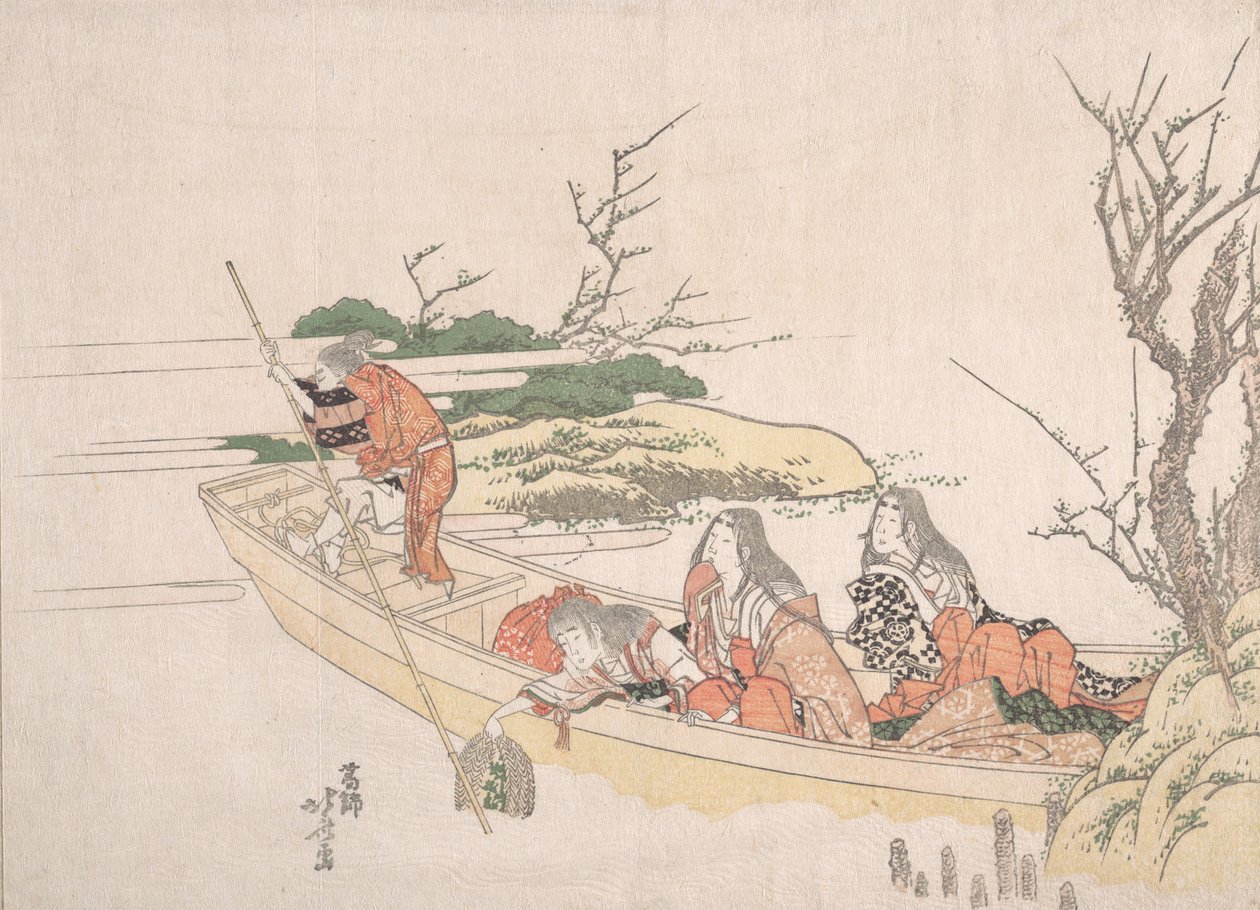 Raccolta di alghe da Katsushika Hokusai
