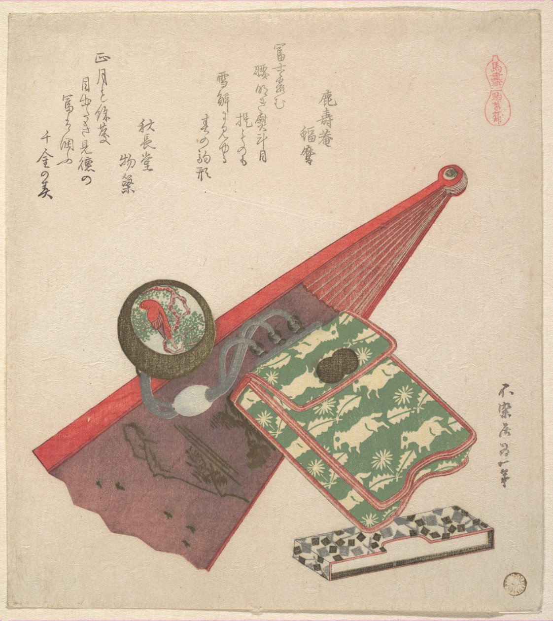 Motivo del cavallo (Koma shōbu), dalla serie “Cavalli” da Katsushika Hokusai