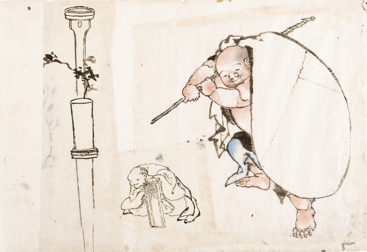 Hotei, primo quarto del XIX secolo da Katsushika Hokusai