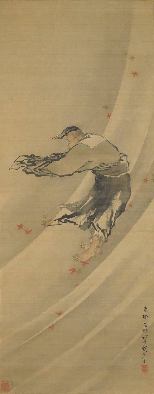 Liezi nel vento da Katsushika Hokusai