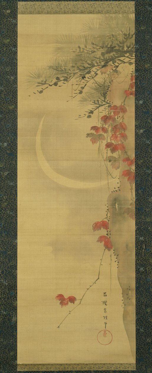 Luna, Pino e Acero da Katsushika Hokusai