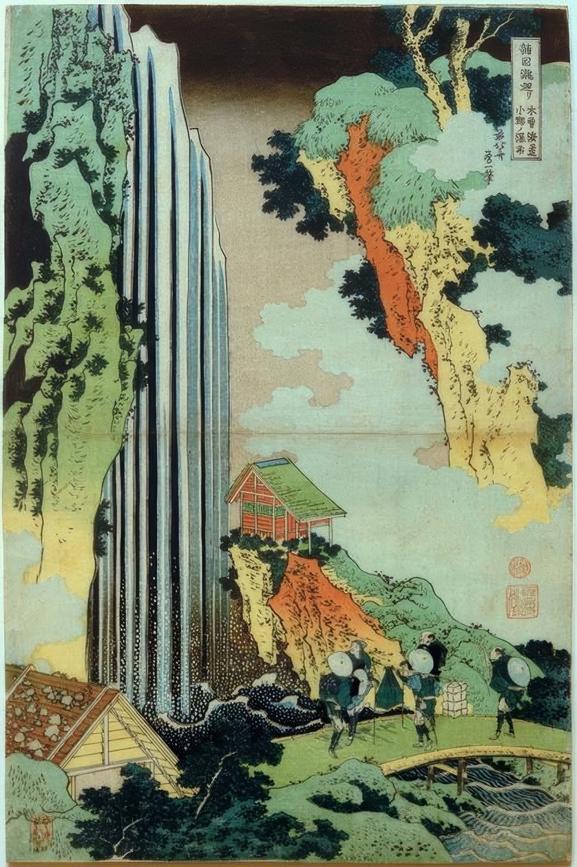 Cascata di Ono da Katsushika Hokusai