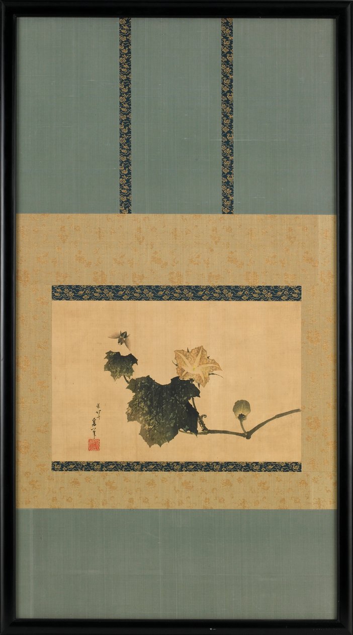 Vite di zucca e mosca cavallina, ca. 1825-1833 da Katsushika Hokusai