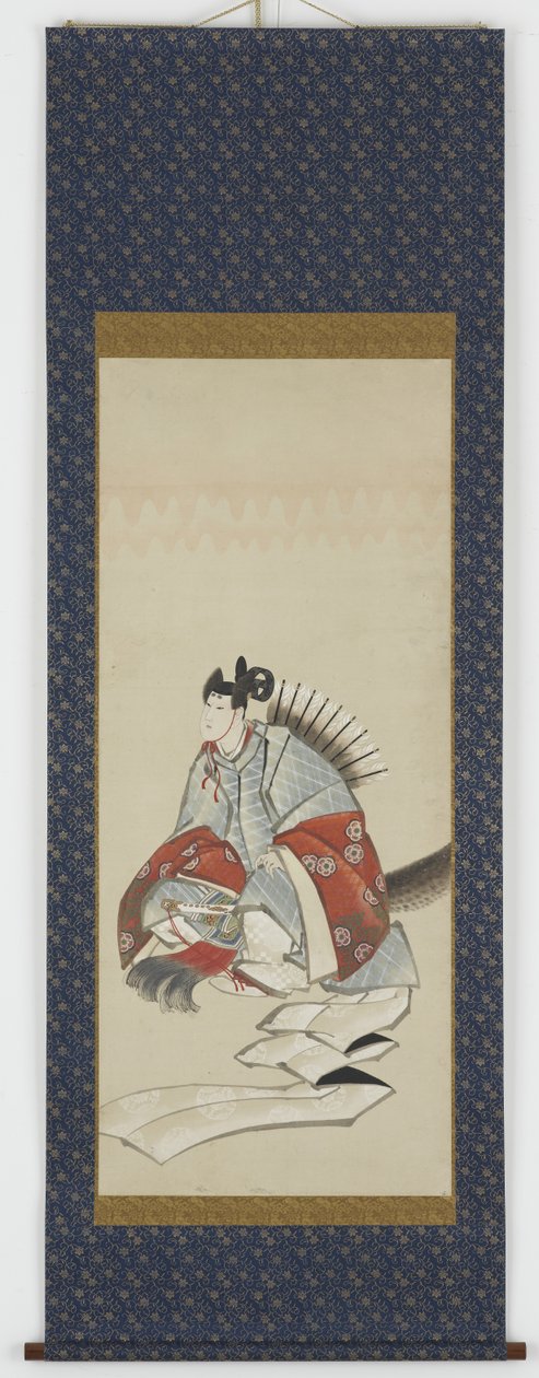 Sei immortali della poesia: Ariwara no Narihara, c.1806-08 da Katsushika Hokusai
