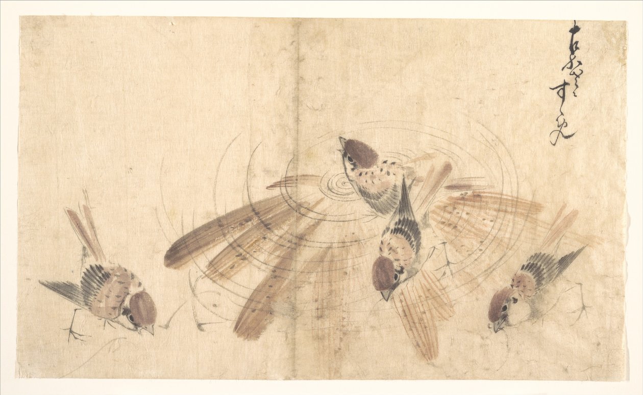 Passeri da Katsushika Hokusai