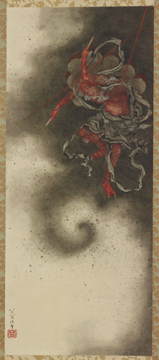 Dio del tuono, periodo Edo da Katsushika Hokusai