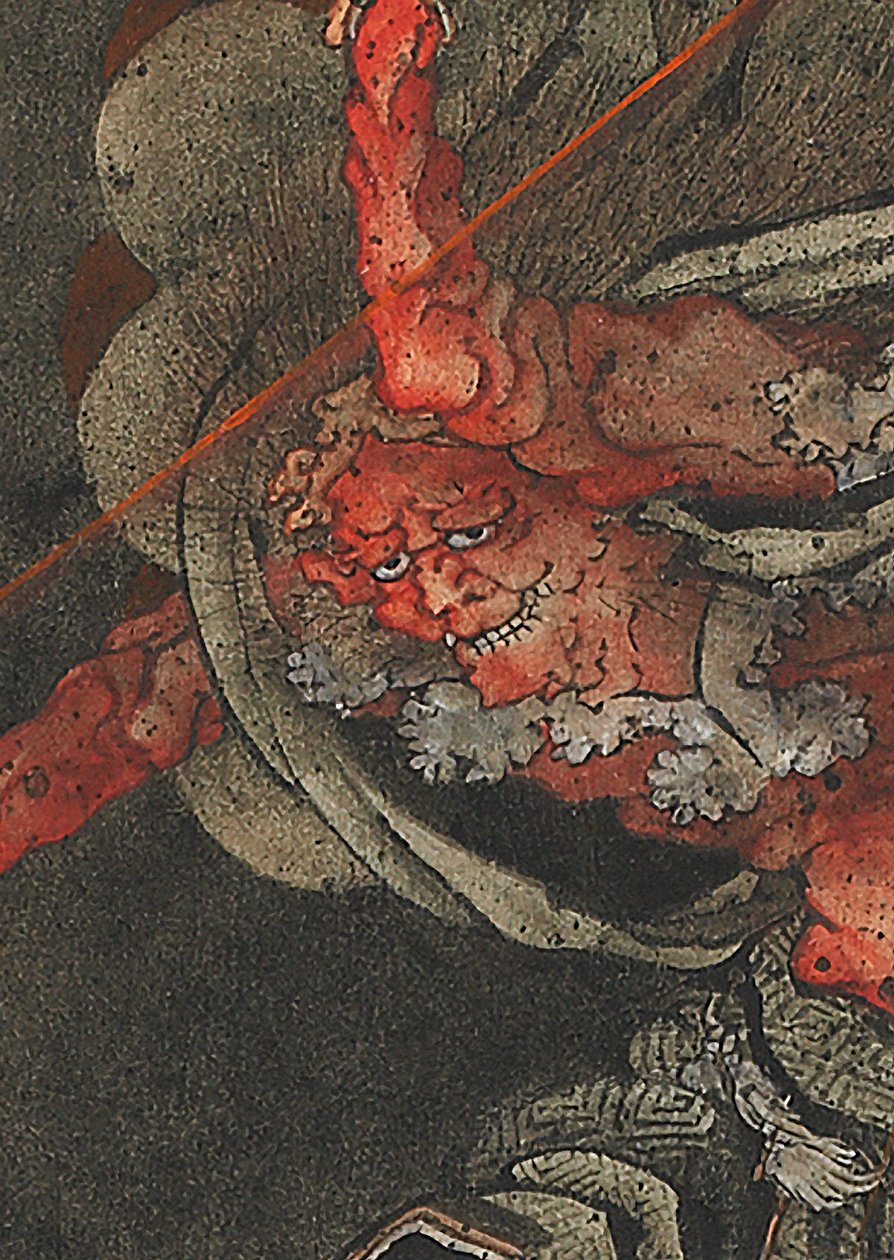 Dio del tuono, periodo Edo da Katsushika Hokusai