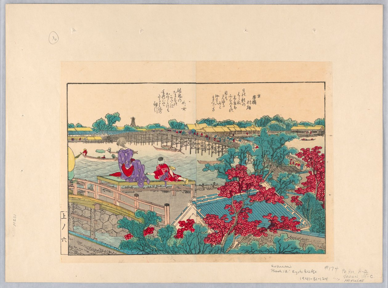Due donne che ammirano il panorama da Katsushika Hokusai