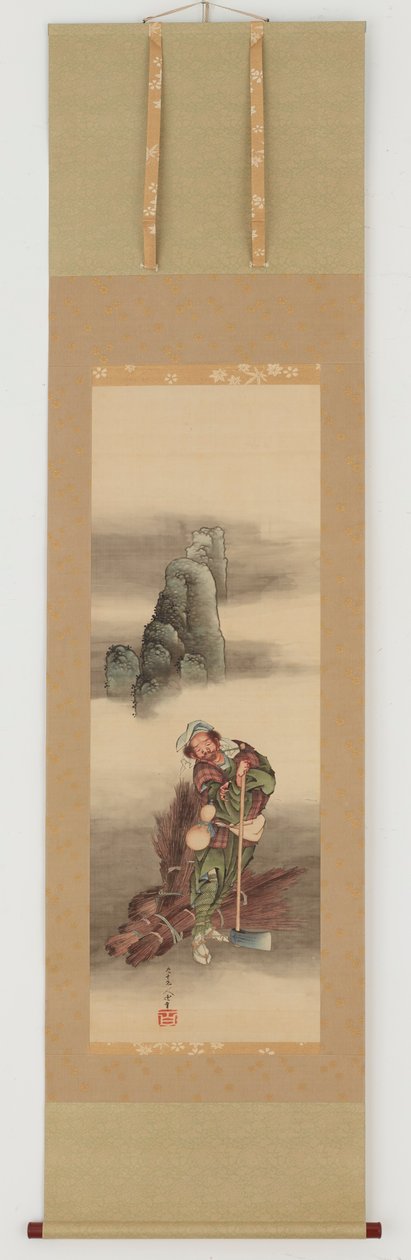Taglialegna, periodo Edo, 1849 da Katsushika Hokusai