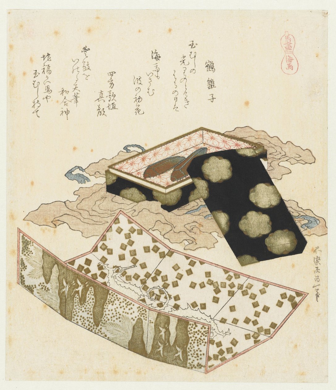 Cavallucci marini (Kaiba) da Katsushika Hokusai
