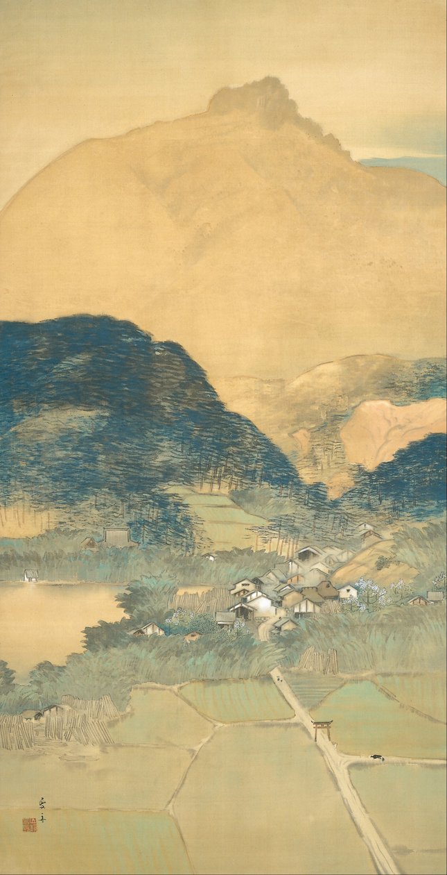 Bagliore serale da Kawamura Manshu