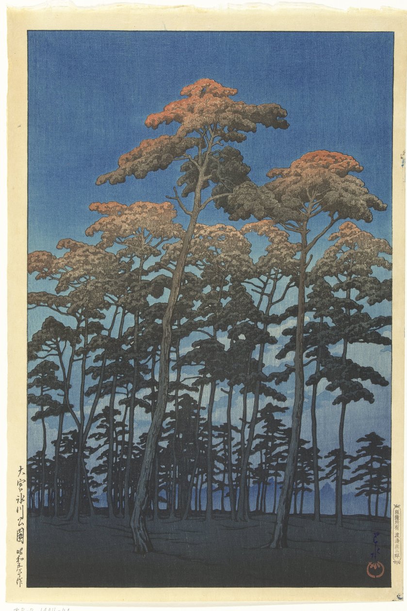 Parco Hikawa a Omiya da Kawase Hasui