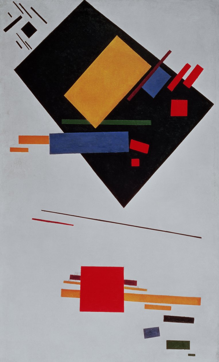 Composizione suprematista, 1915 da Kazimir Severinovich Malevich
