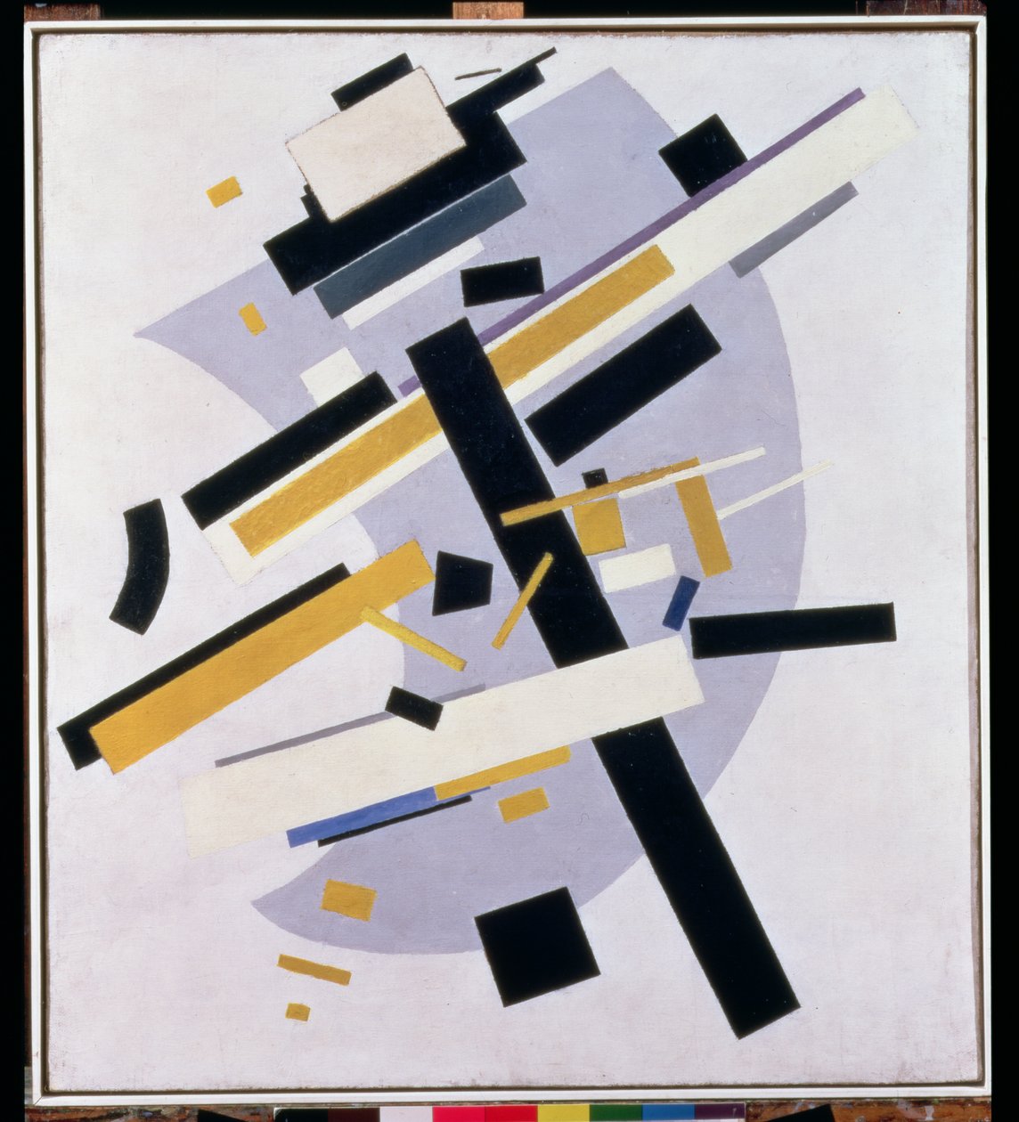 Supremus No. 58 Composizione dinamica in giallo e nero, 1916 da Kazimir Severinovich Malevich
