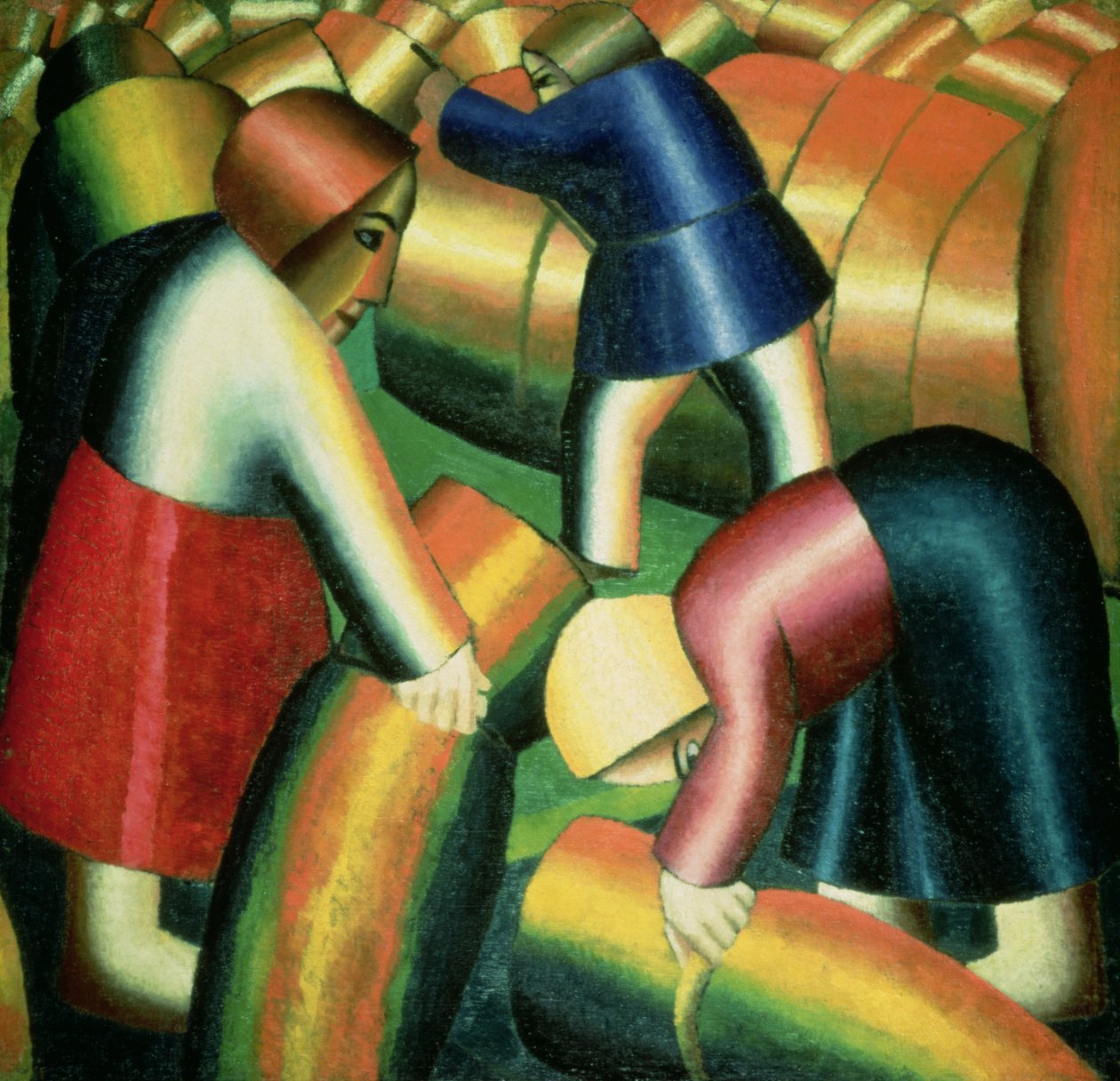 Raccolta della Segale, 1912 da Kazimir Severinovich Malevich