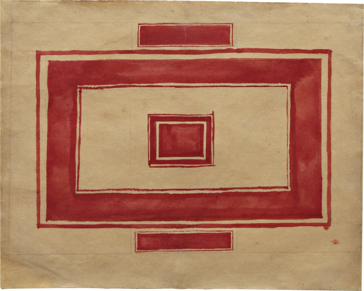 Piano del soffitto per il Teatro Rosso, Leningrado da Kazimir Severinovich Malevich