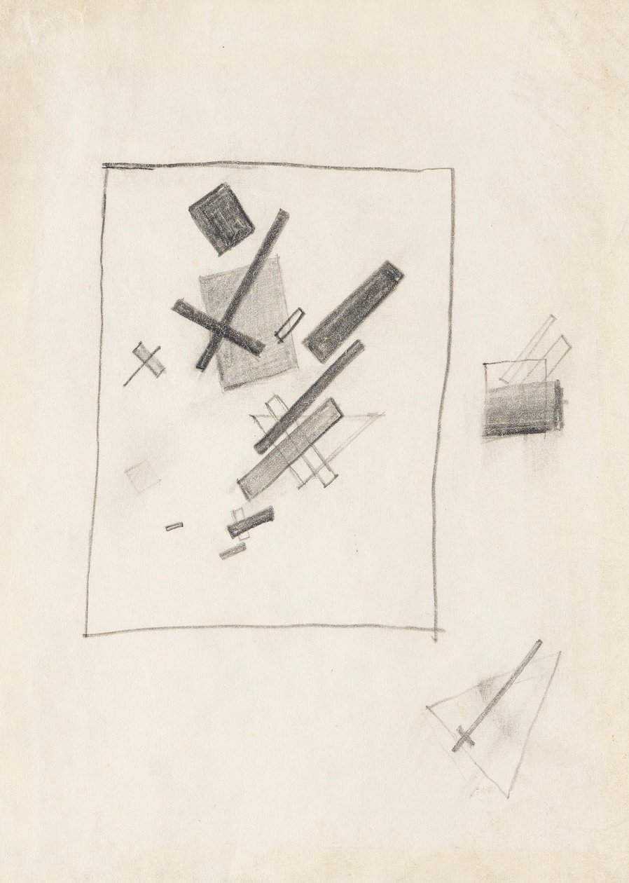 Sentimenti contrastanti, c. 1916 da Kazimir Severinovich Malevich