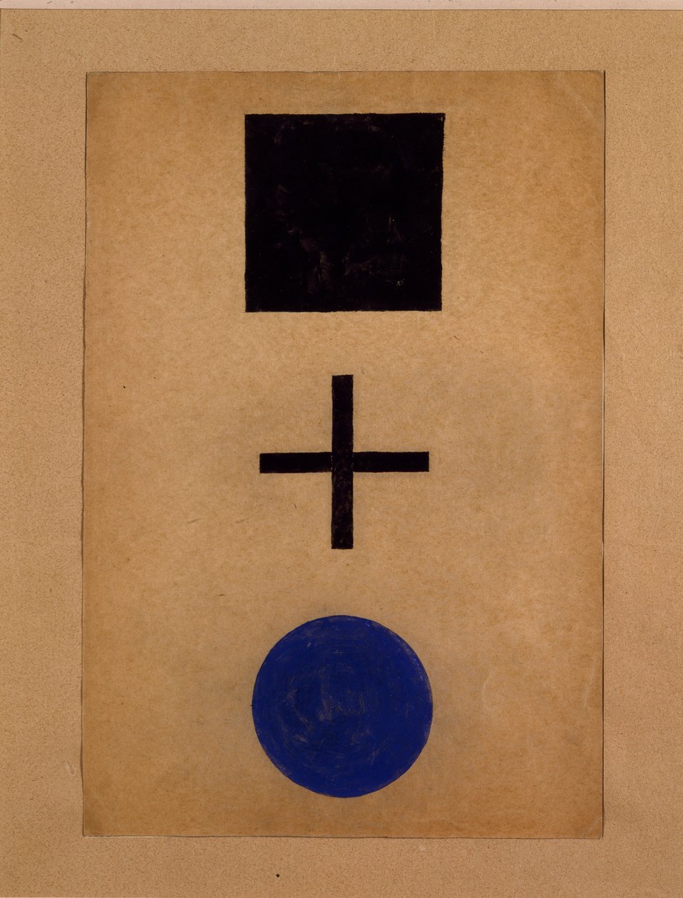 Suprematismo: quadrato, croce, cerchio da Kazimir Severinovich Malevich