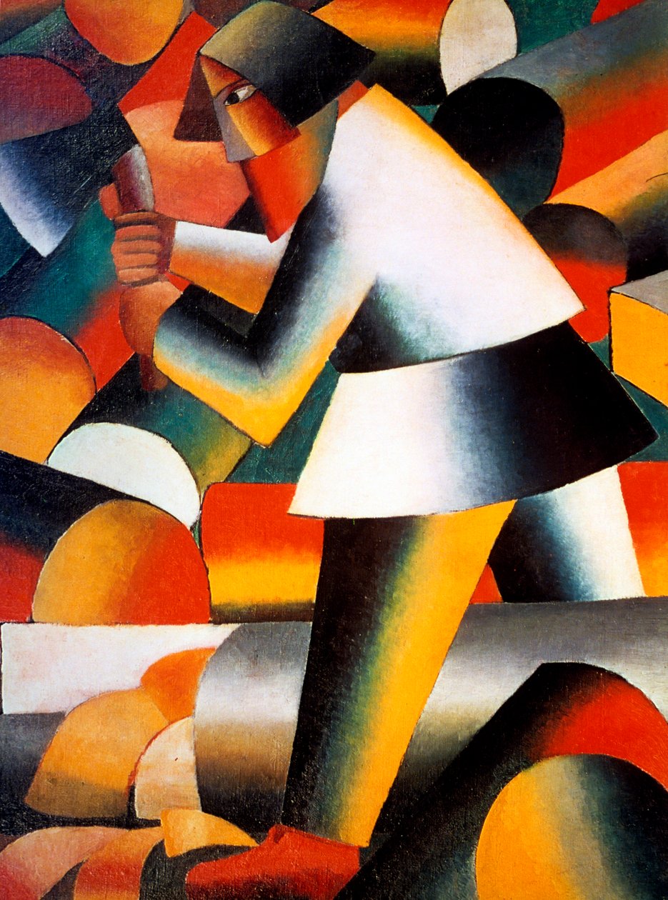 Il boscaiolo, 1912 da Kazimir Severinovich Malevich