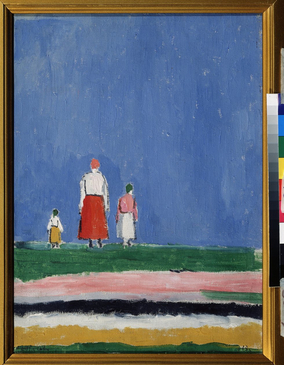 Tre personaggi da Kazimir Severinovich Malevich