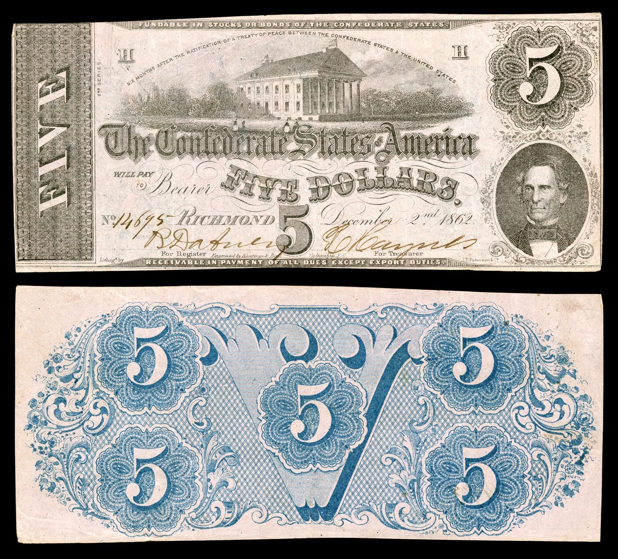 CSA-T53-$5-1862 da Keatinge and Ball