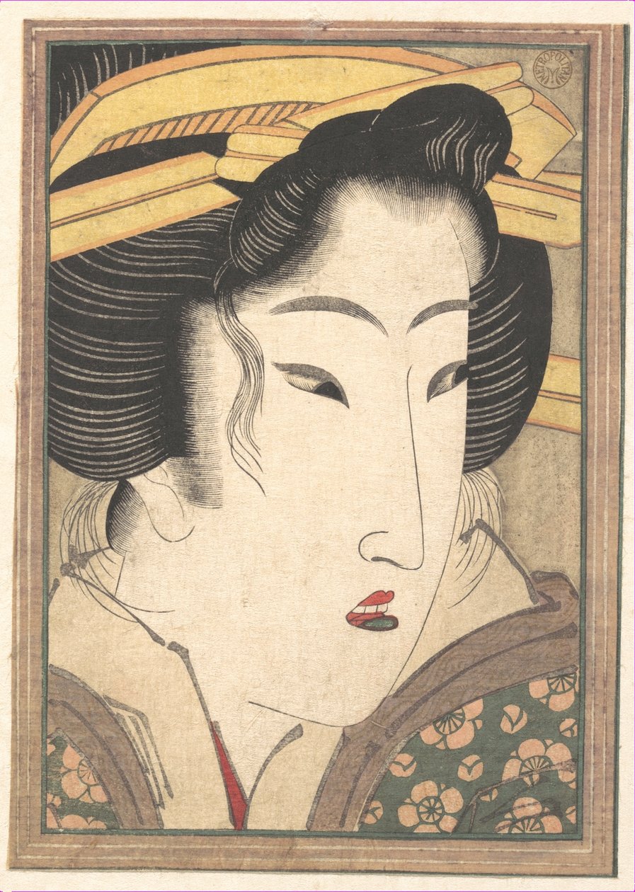 Il volto di una bellezza da Keisai Eisen
