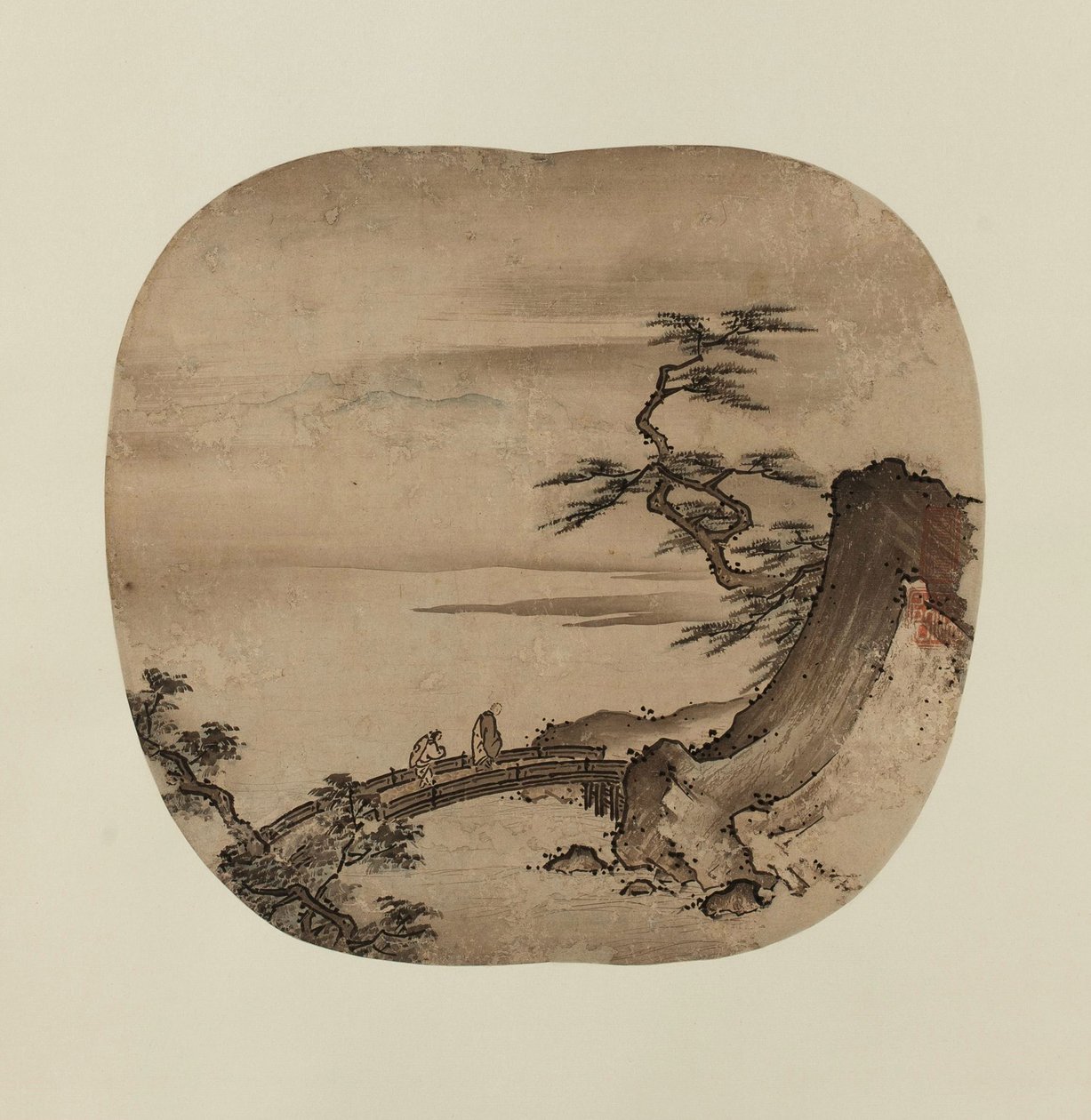 Paesaggio, seconda metà del XV secolo da Kenkō Shōkei