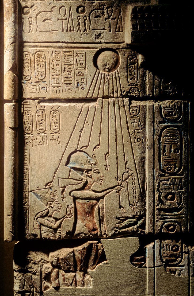 Egitto, Amarna, mm6741, Archeologia, artefatto, 18ª dinastia, Akhenaton, Amenhotep IV, 2001 da Kenneth Garrett