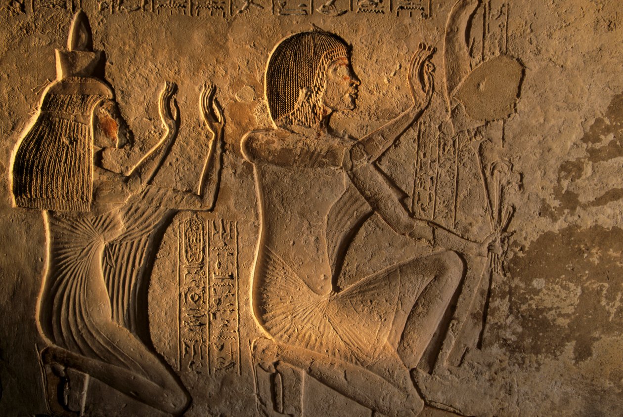 Egitto; Amarna; mm6741; Archeologia; manufatto; XVIII dinastia; Akhenaton; Amenhotep IV da Kenneth Garrett