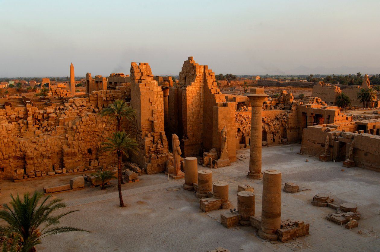 Chiosco di Taharka, primo cortile, Tempio di Karnak, Faraoni Neri, Nubiani, Egitto, Luxor, 2007 (foto) da Kenneth Garrett