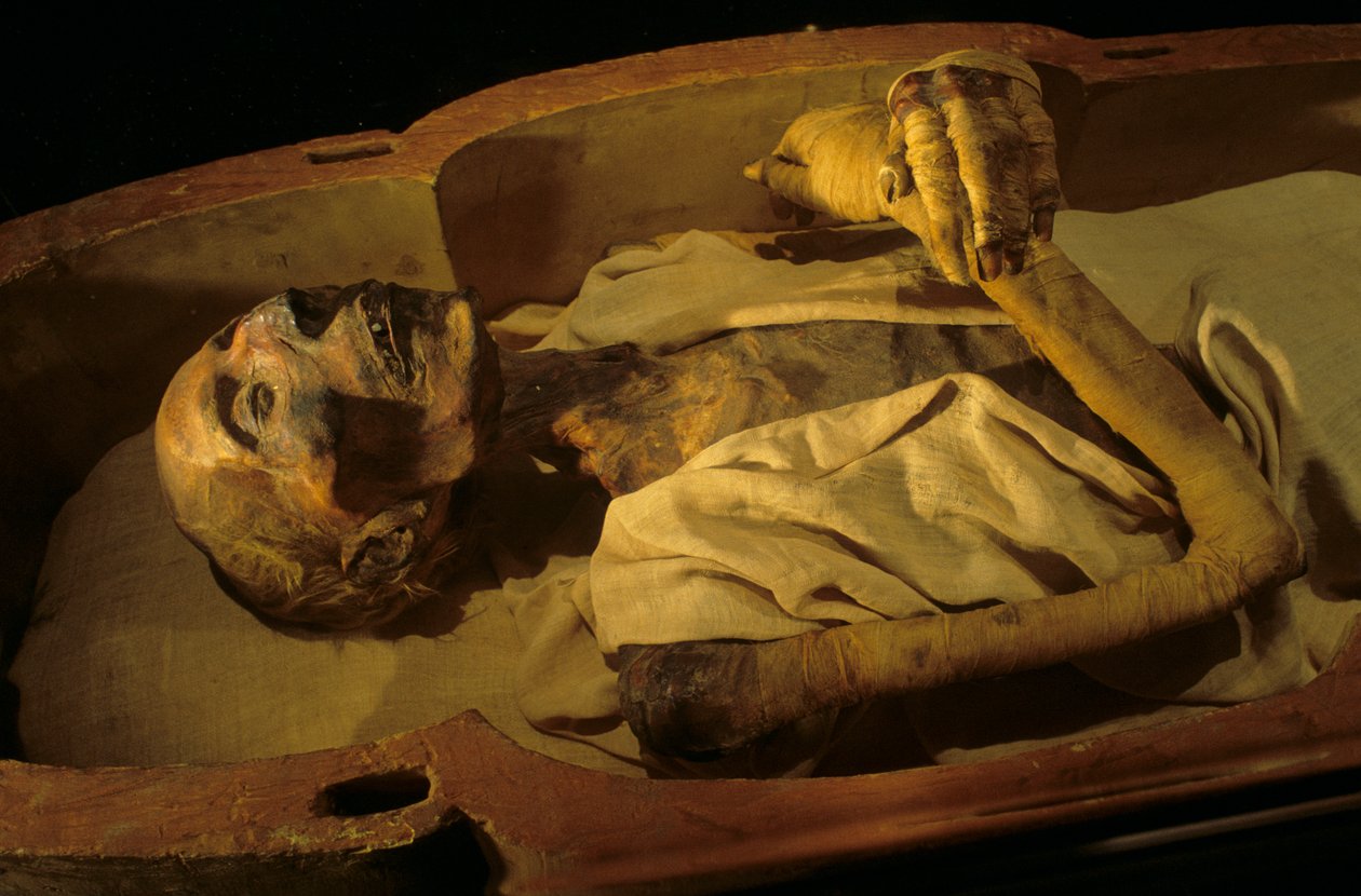 Mummia di Ramses II da Kenneth Garrett